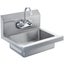 New 17"x12.8" Commercial Hand Wash Sink Wall Mount Basin Stainless Steel NSF Carousel 12