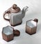 +++ POTTERY TEAPOT & (2) CUPS +++ Carousel 5