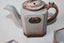 +++ POTTERY TEAPOT & (2) CUPS +++ Carousel 6