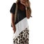 Leopard Joint Colour Patchwork Split Long Dress Carousel 7