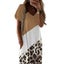 Leopard Joint Colour Patchwork Split Long Dress Carousel 12