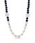 SALE! FRESHWATER PEARLS & Precious Stones .925 Necklace . Carousel 1