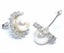 Elegant 8.2mm FW Pearl & Halo Crystals Earrings Carousel 6