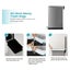 18L Slim Kitchen Trash Can -White Carousel 4