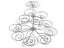 Detachable 3 Tier Cupcake Holder Stand 13 Cupcakes Carousel 7