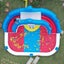 Inflatable Pool with Slide Splash Bounce House Shark Bouncer Water Park Game Carousel 3
