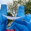 Inflatable Pool with Slide Splash Bounce House Shark Bouncer Water Park Game Carousel 7
