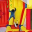 Indoor Bounce House Inflatable Bouncy Castle Obstacle For Kids Outdoor Games Carousel 4