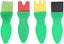36PCS Kids Fun Painting Brushes Drawing Brush Palette Apron for Toddlers Carousel 7