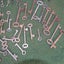 Massive Collection Of Antique Keys ... Approx 80 Steampunk Treasures Galore Carousel 4