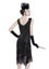 Flapper Dress Gatsby Ball Evening Dress Womens Clothing Size 10 Carousel 10