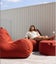 Lujo Outdoor Bean Bag Chair Set Filled - Terracotta Carousel 1