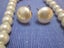 Retro Faux Mother of Pearl Big Bead Necklace with Earrigs Carousel 3