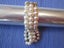 Retro Faux Mother of Pearl Light Pink Bead Necklace with Bracelet Carousel 5