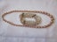 Retro Faux Mother of Pearl Light Pink Bead Necklace with Bracelet Carousel 9