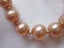 Retro Faux Mother of Pearl Light Pink Bead Necklace with Bracelet Carousel 11