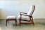 A STUNNING IB KOFOD LARSEN RECLINER WITH STOOL ONE OF TWO Carousel 13