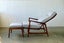 A STUNNING IB KOFOD LARSEN RECLINER WITH STOOL ONE OF TWO Carousel 16