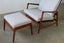 A STUNNING IB KOFOD LARSEN RECLINER WITH STOOL ONE OF TWO Carousel 12