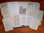 One off Unique Book Ephemera, Antique & Vintage End Papers, Ads etc for crafting Carousel 10
