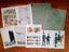 One off Unique Book Ephemera, Antique & Vintage End Papers, Ads etc for crafting Carousel 12