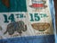 Vintage 60s Very Groovy Teatowel Wedding Anniversaries! Carousel 5