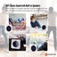 Tooleroo USB Rechargeable Desktop CD Player Speaker - Bluetooth Portable White Carousel 3