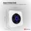 Tooleroo USB Rechargeable Desktop CD Player Speaker - Bluetooth Portable White Carousel 4