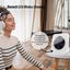 Tooleroo USB Rechargeable Desktop CD Player Speaker - Bluetooth Portable White Carousel 5