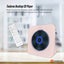 Tooleroo USB Rechargeable Desktop CD Player Speaker - Bluetooth Portable Pink Carousel 2