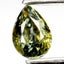 $1 RES * Buy Now $1,399.00 * 0.65ct Pear UNHEATED Green SI1 SAPPHIRE Loose Carousel 1