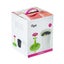 Vigar Flower Power 3L Bathroom Trash Bin w Lid Garbage Rubbish Storage White Carousel 3