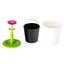Vigar Flower Power 3L Bathroom Trash Bin w Lid Garbage Rubbish Storage White Carousel 5