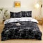 Elosung Smudge Pattern Duvet Cover 3 Piece Bedding Set With Corner Ties Quilt 20 Carousel 2