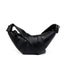 Elosung Small Black Stylish Croissant Crossbody Bag Elegant Horn-Shaped Design W Carousel 1