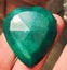 Large 217 CT High Quality Heart Shaped Natural Emerald Gemstone with cert Carousel 2