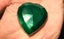 Large 217 CT High Quality Heart Shaped Natural Emerald Gemstone with cert Carousel 1