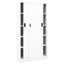 Office Cabinet With Sliding Door White 90X40x180 Cm Steel Cabinets & Cupboards Carousel 4