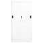 Office Cabinet With Sliding Door White 90X40x180 Cm Steel Cabinets & Cupboards Carousel 5