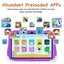 Kids Tablet 7 inch Android 12.0 Octa-Core Tablets 2GB RAM 32GB ROM Purple Carousel 4