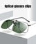 Elosung 2 Pcs Green Polarized Clip On Sunglasses Day And Night Use Frameless Pol Carousel 4