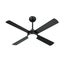 Vevare 52'' Ceiling Fan AC Motor With Light Remote Control Fans 4 Blades Black Carousel 2