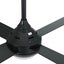 Vevare 52'' Ceiling Fan AC Motor With Light Remote Control Fans 4 Blades Black Carousel 5