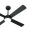 Vevare 52'' Ceiling Fan AC Motor With Light Remote Control Fans 4 Blades Black Carousel 6