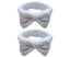 2Pcs Facial Headband for Bath Spa Makeup Bow Head Wrap Soft Head Cloth Carousel 1