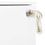 vidaXL Mobile File Cabinet White 39x45x67 cm Steel Carousel 8