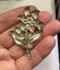 Sterling Silver VINTAGE Flower Brooch Carousel 5