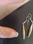 9 carot gold round drop earrings. Carousel 3