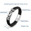 2 Styles To My Son Love You Forever Leather Braided Bracelet Wristband+Gift Card Carousel 14