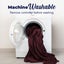 Dreamaker Coral Fleece Heated Throw Lavender 130x160cm Carousel 6